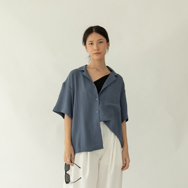 Meadow Shirt Steel Blue