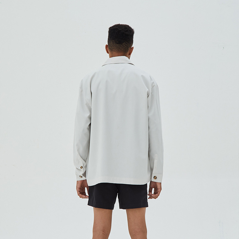 Solar Overshirt in Bone
