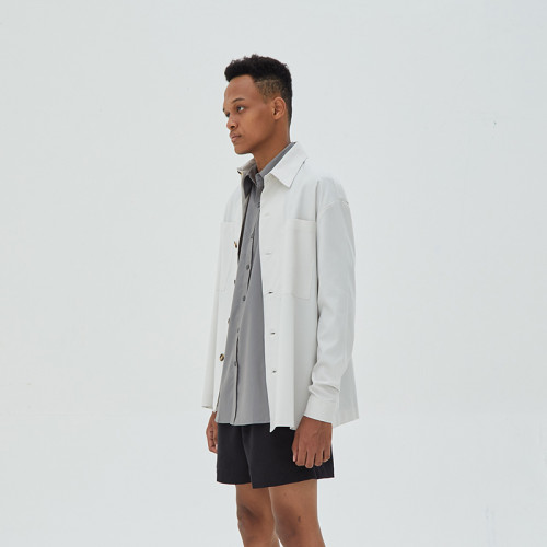 Solar Overshirt in Bone