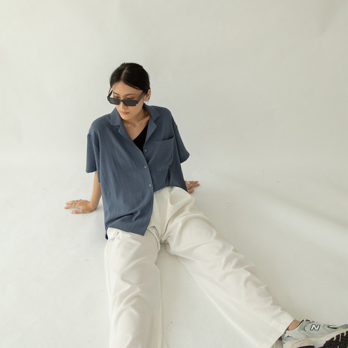 Meadow Shirt Steel Blue